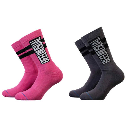 Bee Unusual Κάλτσες Original Solids Crew Socks 2 Pairs
